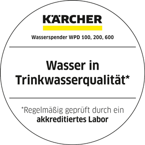 Logo Kärcher WPD liefert Trinkwasserqualität