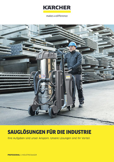 Info-Broschüre KÄRCHER Industriesauger