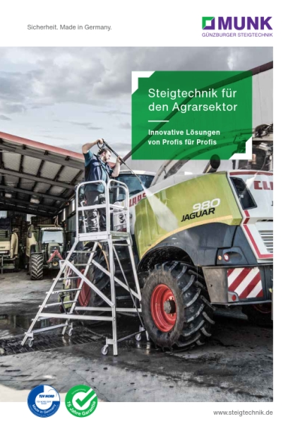 MUNK - Günzbürger Steigtechnik für den Agrarsektor
