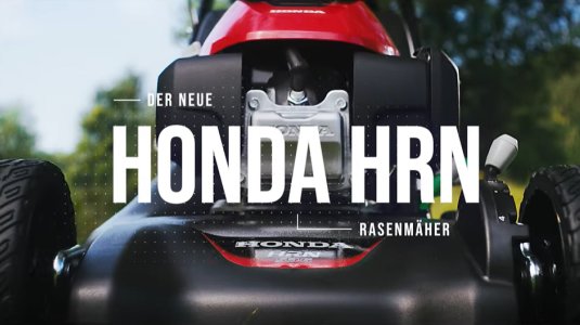 Der neue Benzin-Rasenmäher HONDA HRN 536 VK