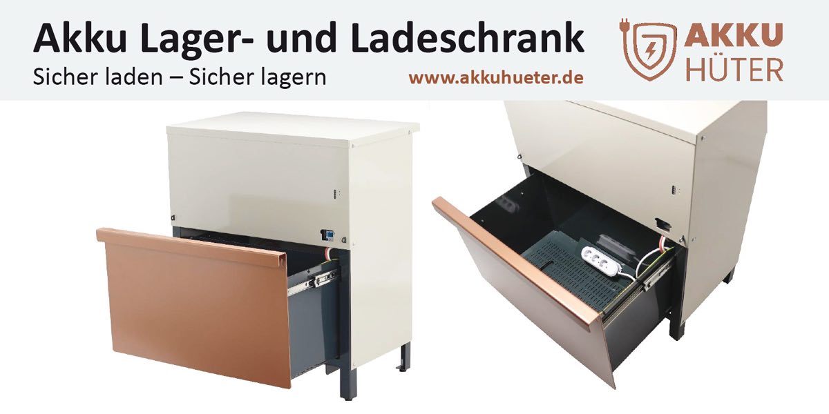 Der Akkuhüter Sicherheitsschrank
