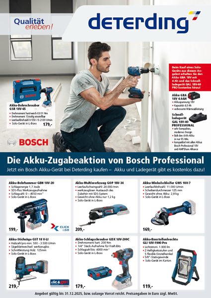 BOSCH Akku-Zugabeaktion