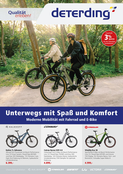 Deterding E-Bike Prospekt 2024