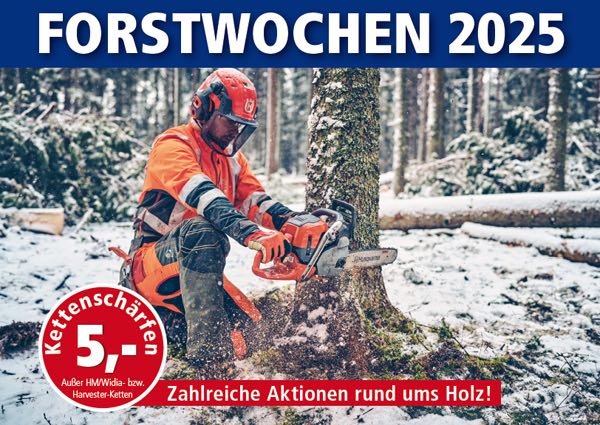Forstwochen vom 18. Januar bis 18. Februar