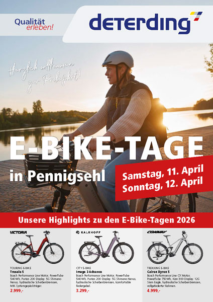 E-Bike-Tage bei Deterding in Pennigsehl