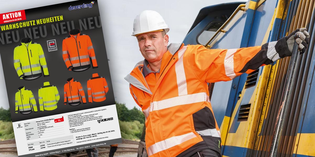Aktionsflyer ELYSEE Warnschutzjacken