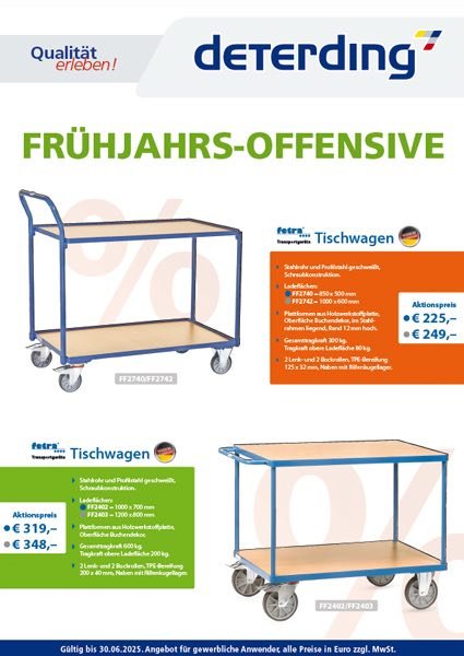FETRA Frühjahrs-Aktion 2025