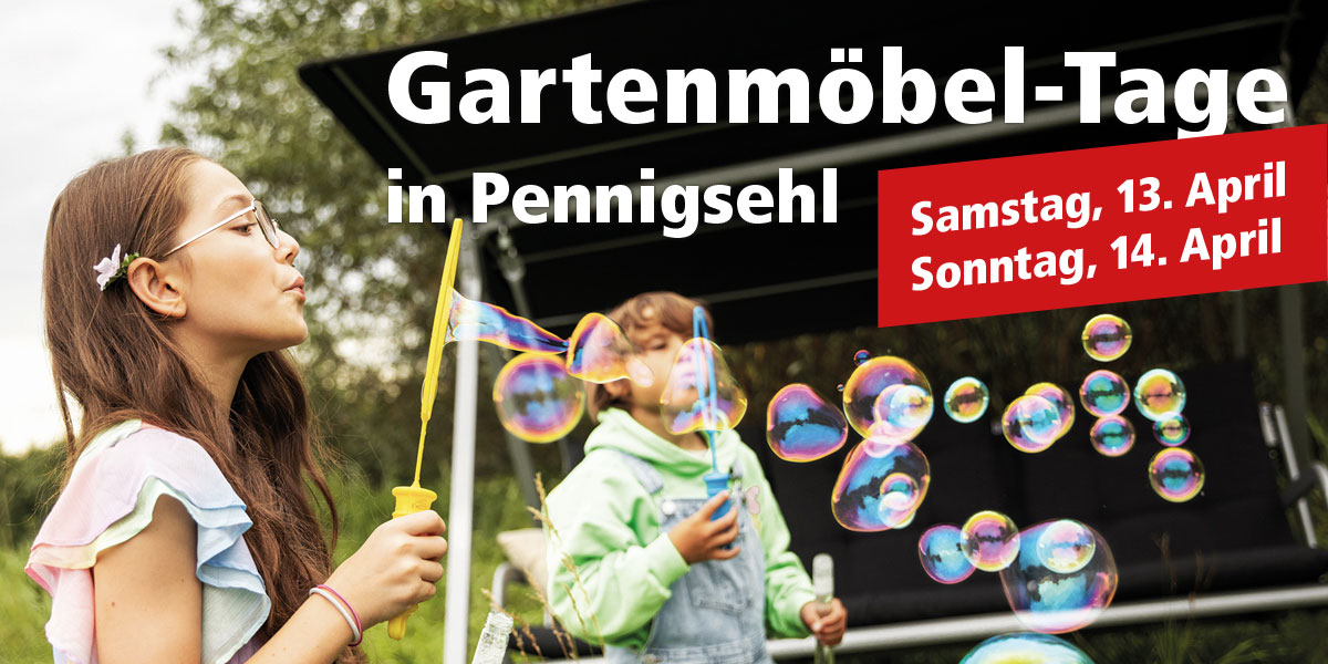 Gartenmöbel-Tage am 11. und 12. April 2026