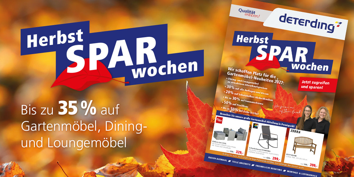 HerbstSPARwochen: Unser Gartenmöbel-Prospekt