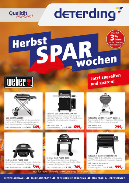 HerbstSPARwochen: Unser Grill-Flyer