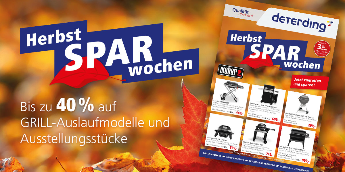 HerbstSPARwochen: Unser Grill-Flyer