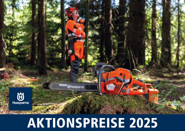 HUSQVARNA Motorsägen-Aktionspreise 2024