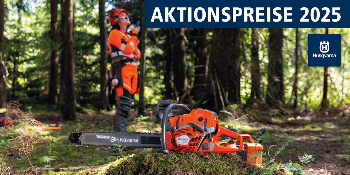 HUSQVARNA Motorsägen-Aktionspreise 2024