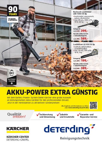 KÄRCHER Akku Profi-Aktion 2025/26