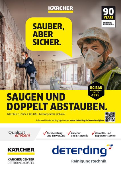 KÄRCHER Bauentstauber / BG Bau-Aktion