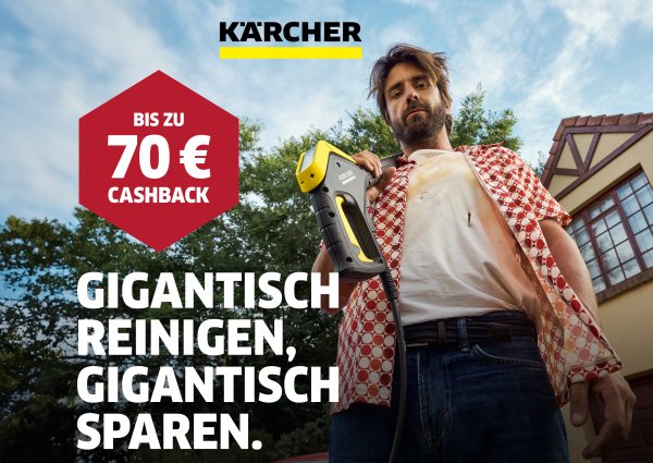 KÄRCHER Hochdruckreiniger Cashback-Aktion