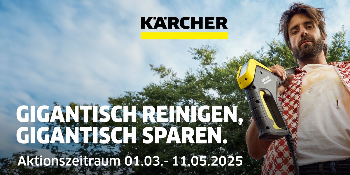 KÄRCHER Hochdruckreiniger Cashback-Aktion