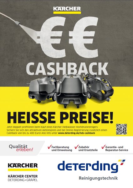 Hochdruckreiniger Cashback-Aktion 2023