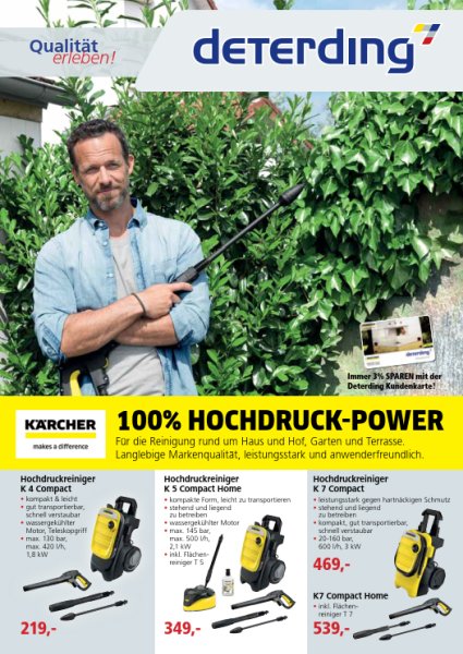 Themenprospekt KÄRCHER Hochdruckreiniger 2023