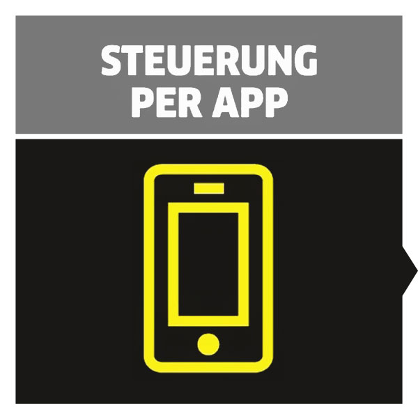 Der erste Hochdruckreiniger mit App-Steuerung.