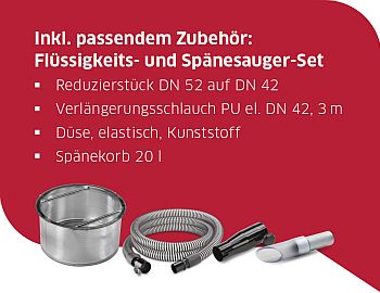 Flüssigkeits- und Spänesauger-Set