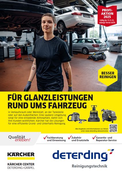 Reinigungs-Power für Werkstatt und Showroom