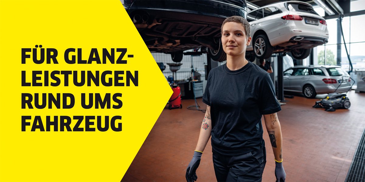Reinigungs-Power für Werkstatt und Showroom