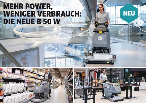 Scheuersaugmaschine Kärcher B 50 W Bp Pack