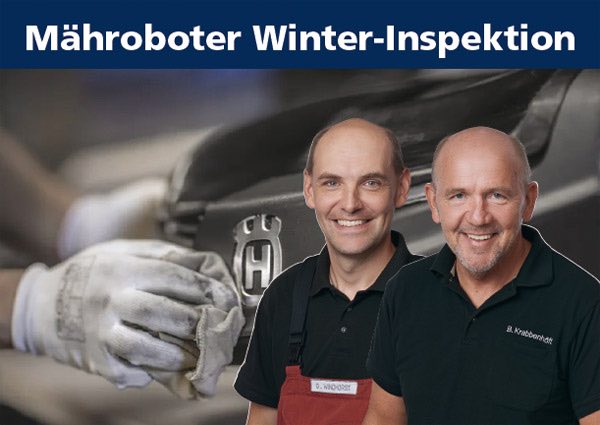 Mähroboter-Winterinspektion bei Deterding
