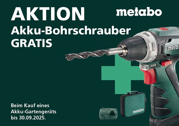 METABO Aktion: Gratis Zugabe