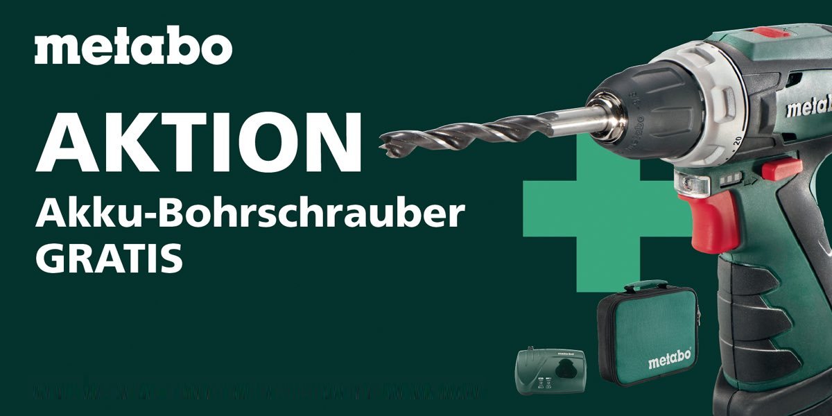 METABO Aktion: Gratis Zugabe