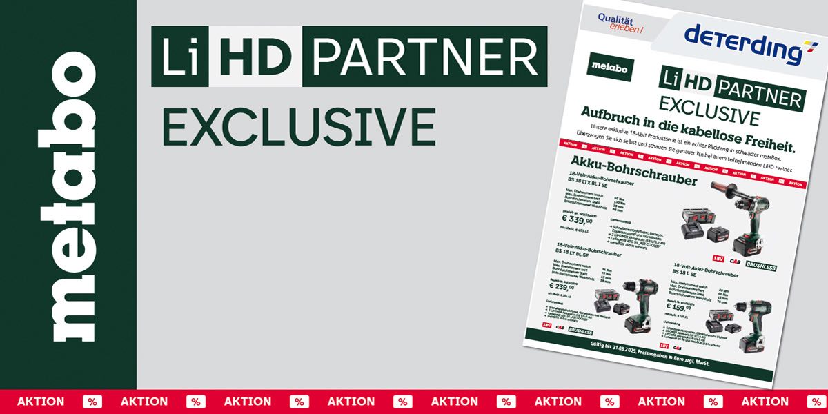 METABO LiHD PARTNER-Aktion
