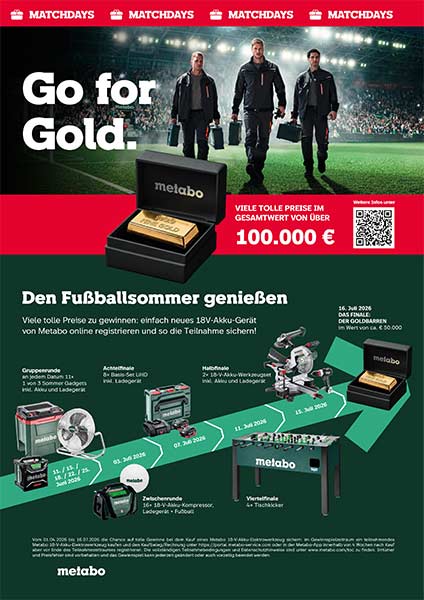 METABO Matchdays - Go for Gold!