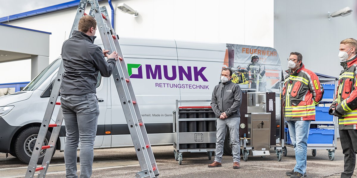 Profi-Frühstück mit MUNK Steigtechnik