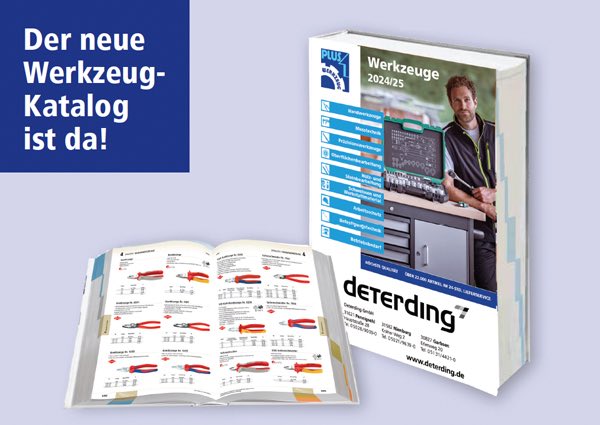 Der Deterding PLUS1 Werkzeug-Katalog