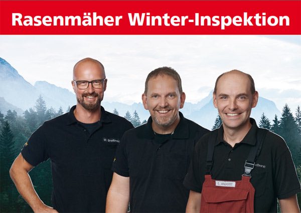 Rasenmäher-Winterinspektion bei Deterding