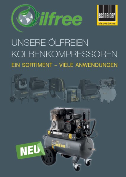 ölfreie Kolbenkompressoren von Schneider Airsystems