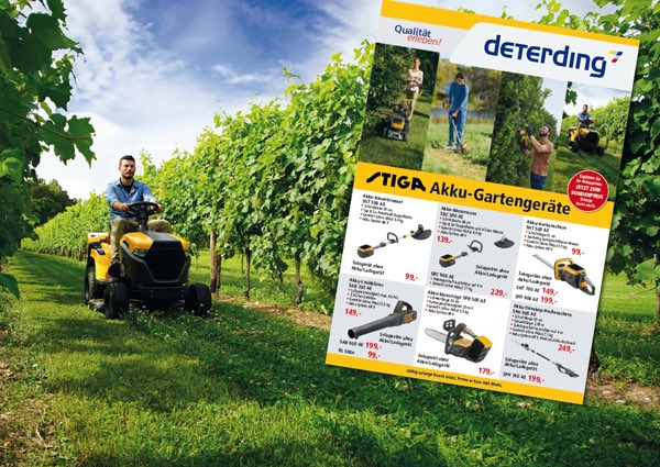 STIGA Akku-Gartengeräte Aktion