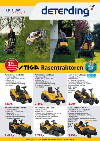 STIGA Rasentraktoren