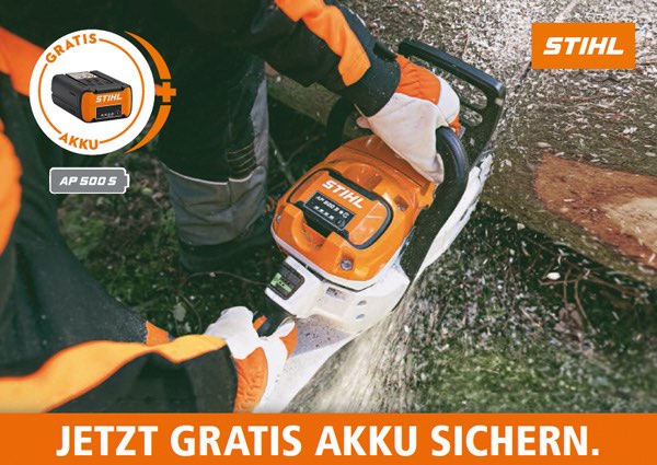 STIHL Akku-Aktion für Profis