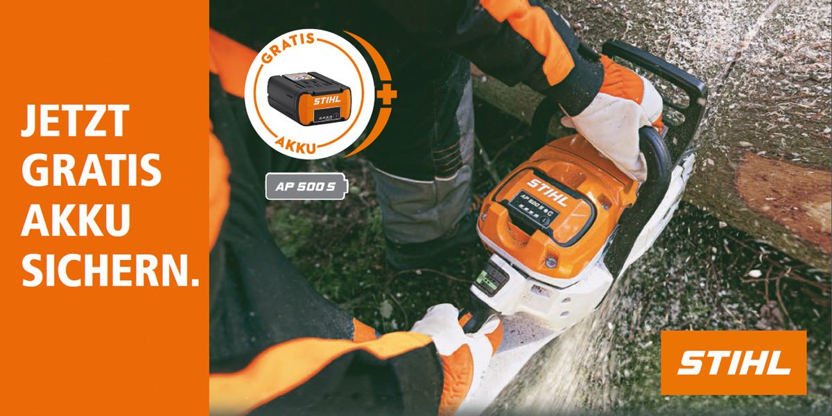 STIHL Akku-Aktion für Profis