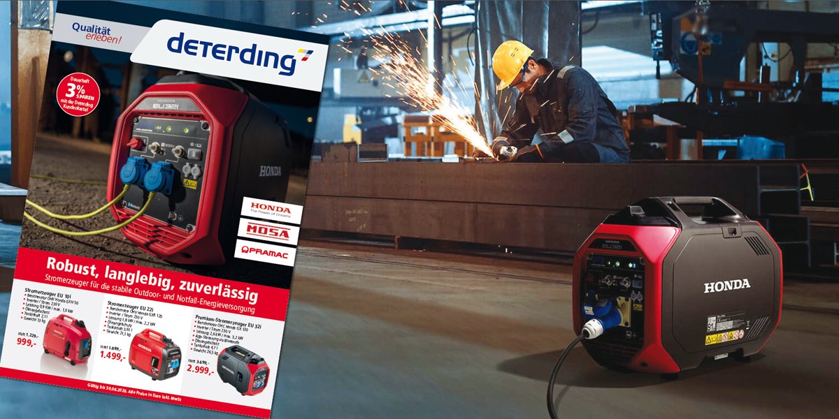 Stromerzeuger zu Aktionspreisen