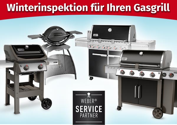 Winterinspektion für Gasgrills