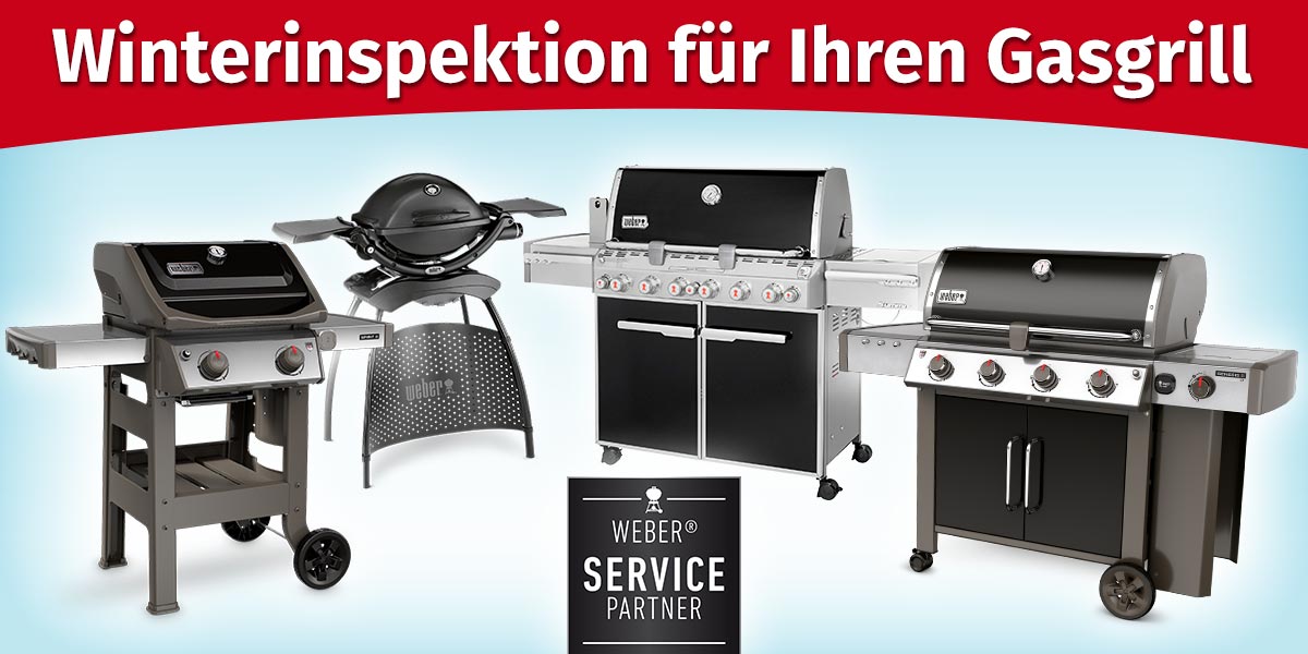 Winterinspektion für Ihren WEBER-Gasgrill