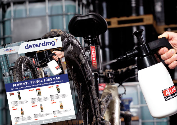 Perfekte Pflege fürs Fahrrad