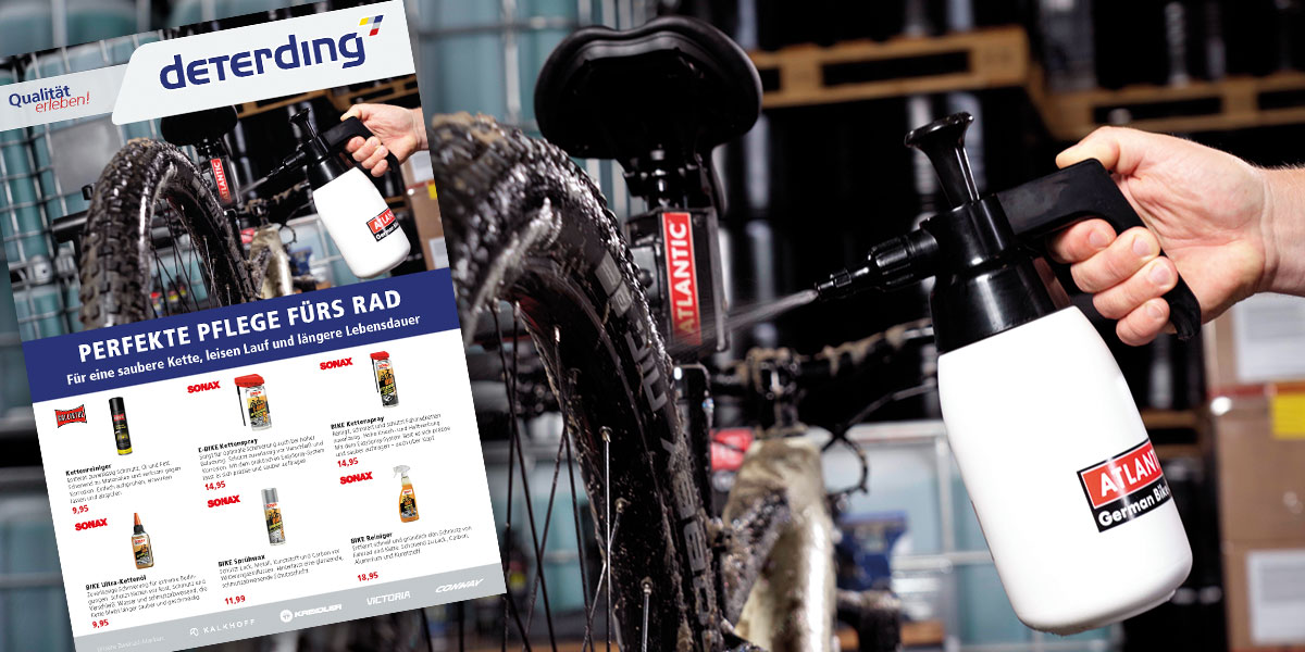 Perfekte Pflege fürs Fahrrad