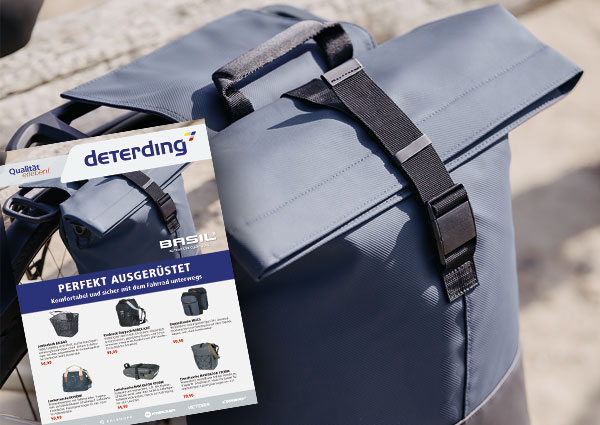 Perfekt ausgerüstet Fahrrad-Zubehör für das ganze Jahr