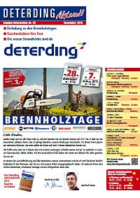 Die aktuelle Ausgabe unseres Newsletters Deterding aktuell