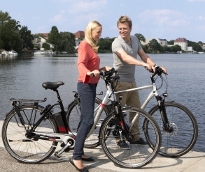 Mobilit�t mit Spass mit dem Kalkhoff Elektro-Fahrrad