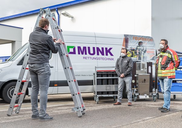 Profi-Frühstück mit MUNK Steigtechnik